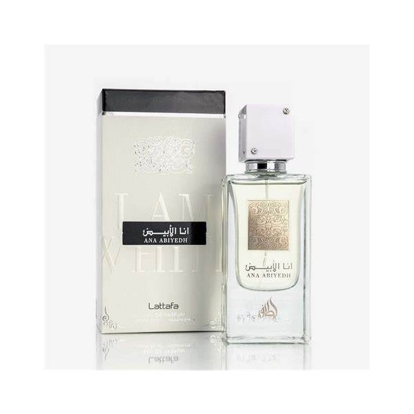 LATTAFA ANA ABIYEDH WHITE EAU DE PARFUM SPRAY 60ML