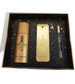 1 MILLION EAU DE TOILETTE SPRAY 100ML+DESODORANTE 150ML+EAU DE TOILETTE SPRAY 10ML