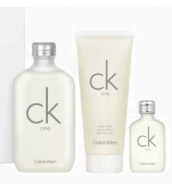 CK ONE EAU DE TOILETTE SPRAY 100ML+GEL DUCHE 100ML+EAU DE TOILETTE SPRAY 15ML