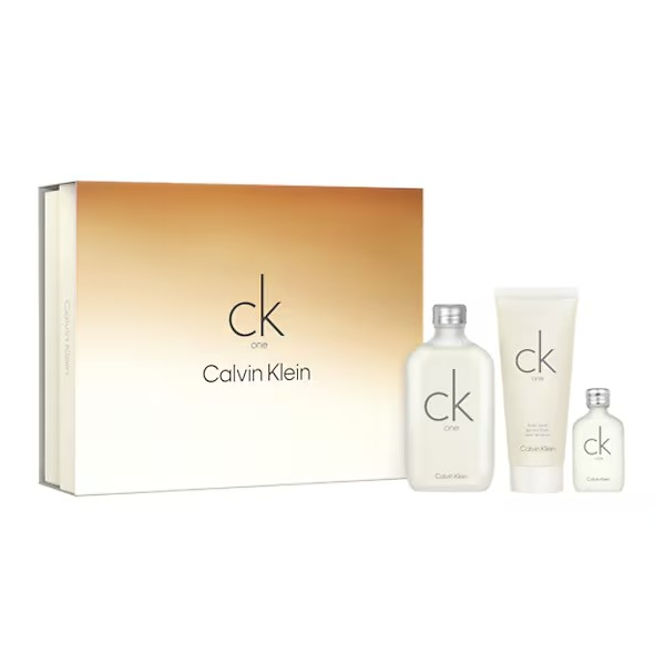 CK ONE EAU DE TOILETTE SPRAY 100ML+GEL DUCHE 100ML+EAU DE TOILETTE SPRAY 15ML