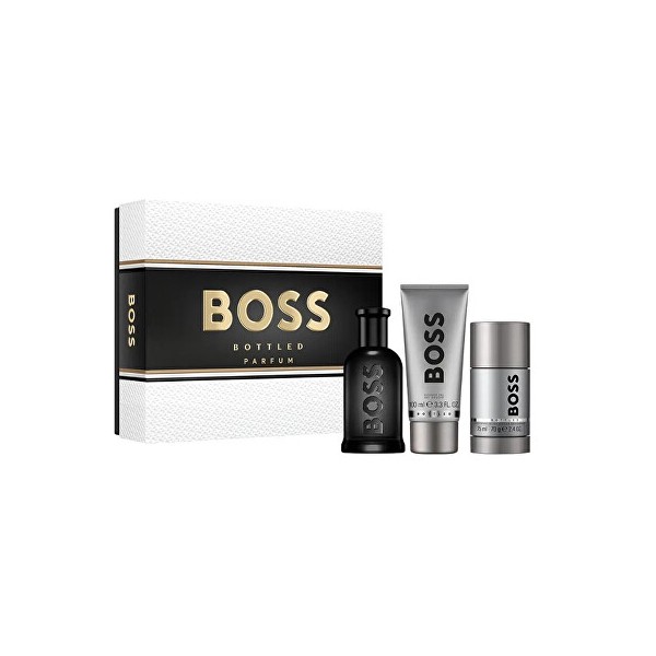 BOSS BOTTLED EAU DE PARFUM 100ML+GEL DOUCHE 100ML+DEODORANT SPRAY 75ML
